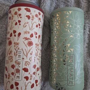 BrüMate Floral and Geometric Mugs - Red and Green